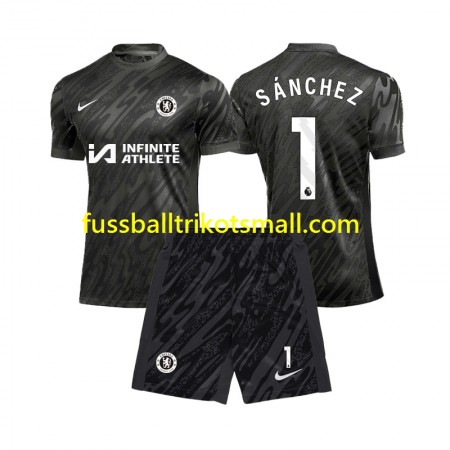 Fußballtrikots Chelsea Robert Sanchez 1 Torwart Kinder 2024-2025 Kurzarm Auswärts-trikot kaufen